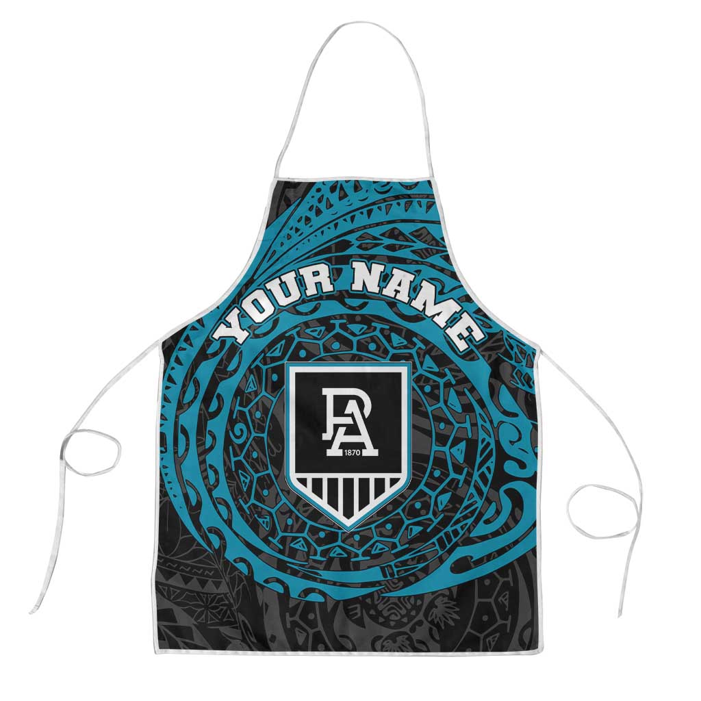 Personalized Port Adelaide Power Polynesian Apron Tribal Chest and Sleeve Tattoo Heritage Warrior