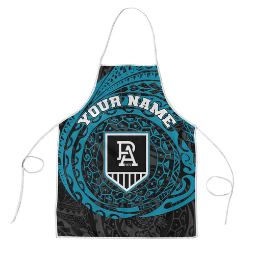 Personalized Port Adelaide Power Polynesian Apron Tribal Chest and Sleeve Tattoo Heritage Warrior
