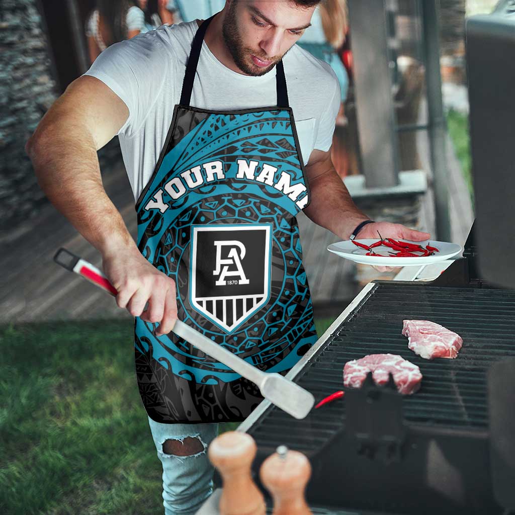 Personalized Port Adelaide Power Polynesian Apron Tribal Chest and Sleeve Tattoo Heritage Warrior