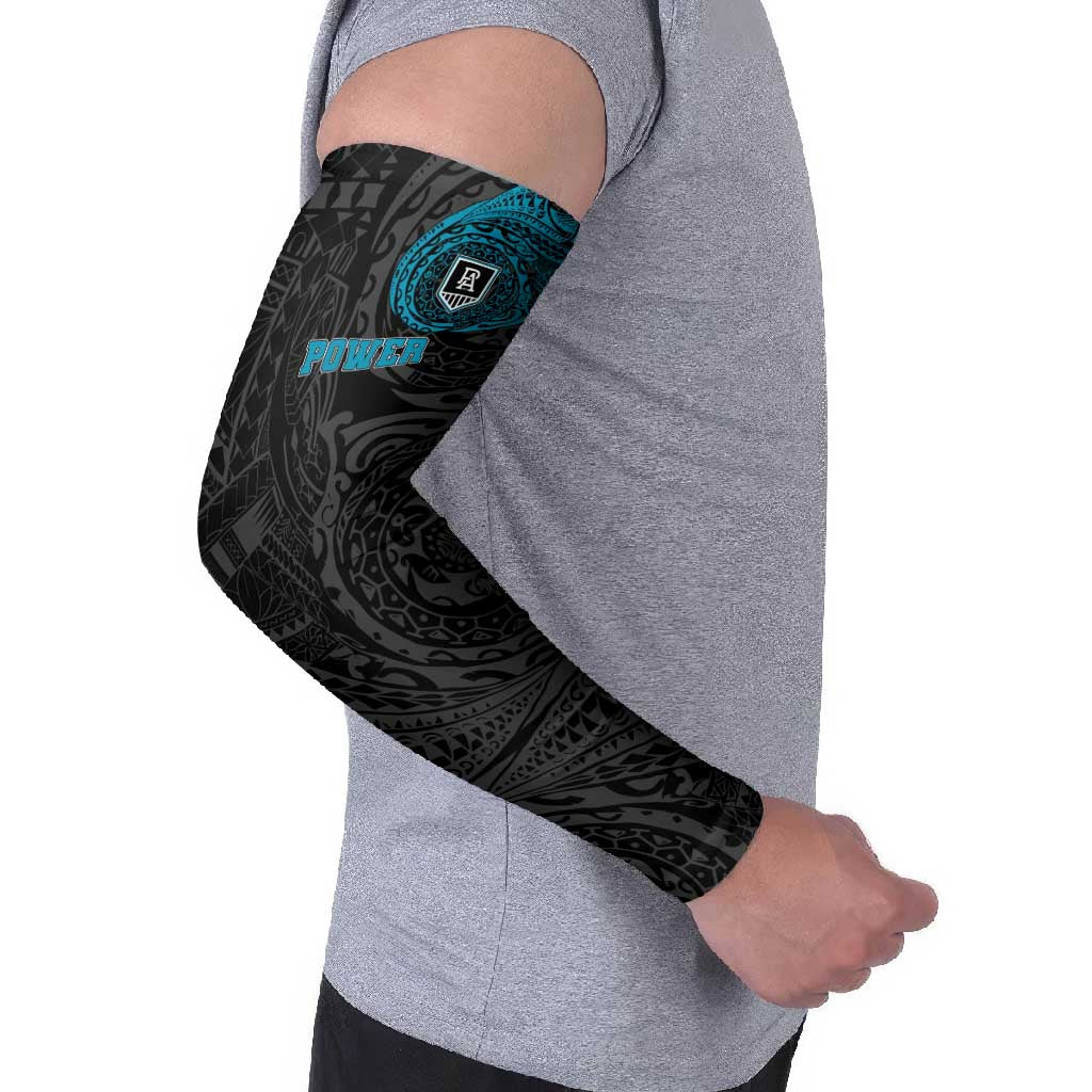 Personalized Port Adelaide Power Polynesian Arm Sleeves Tribal Chest and Sleeve Tattoo Heritage Warrior