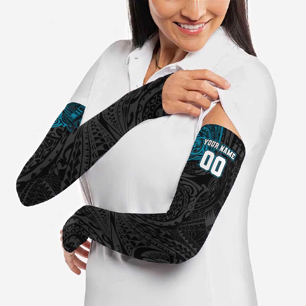Personalized Port Adelaide Power Polynesian Arm Sleeves Tribal Chest and Sleeve Tattoo Heritage Warrior