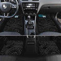 Personalized Port Adelaide Power Polynesian Car Mats Tribal Chest and Sleeve Tattoo Heritage Warrior