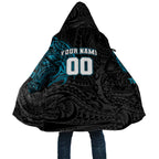 Personalized Port Adelaide Power Polynesian Cloak Tribal Chest and Sleeve Tattoo Heritage Warrior