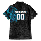 Personalized Port Adelaide Power Polynesian Family Matching Mermaid Dress and Hawaiian Shirt Tribal Chest and Sleeve Tattoo Heritage Warrior