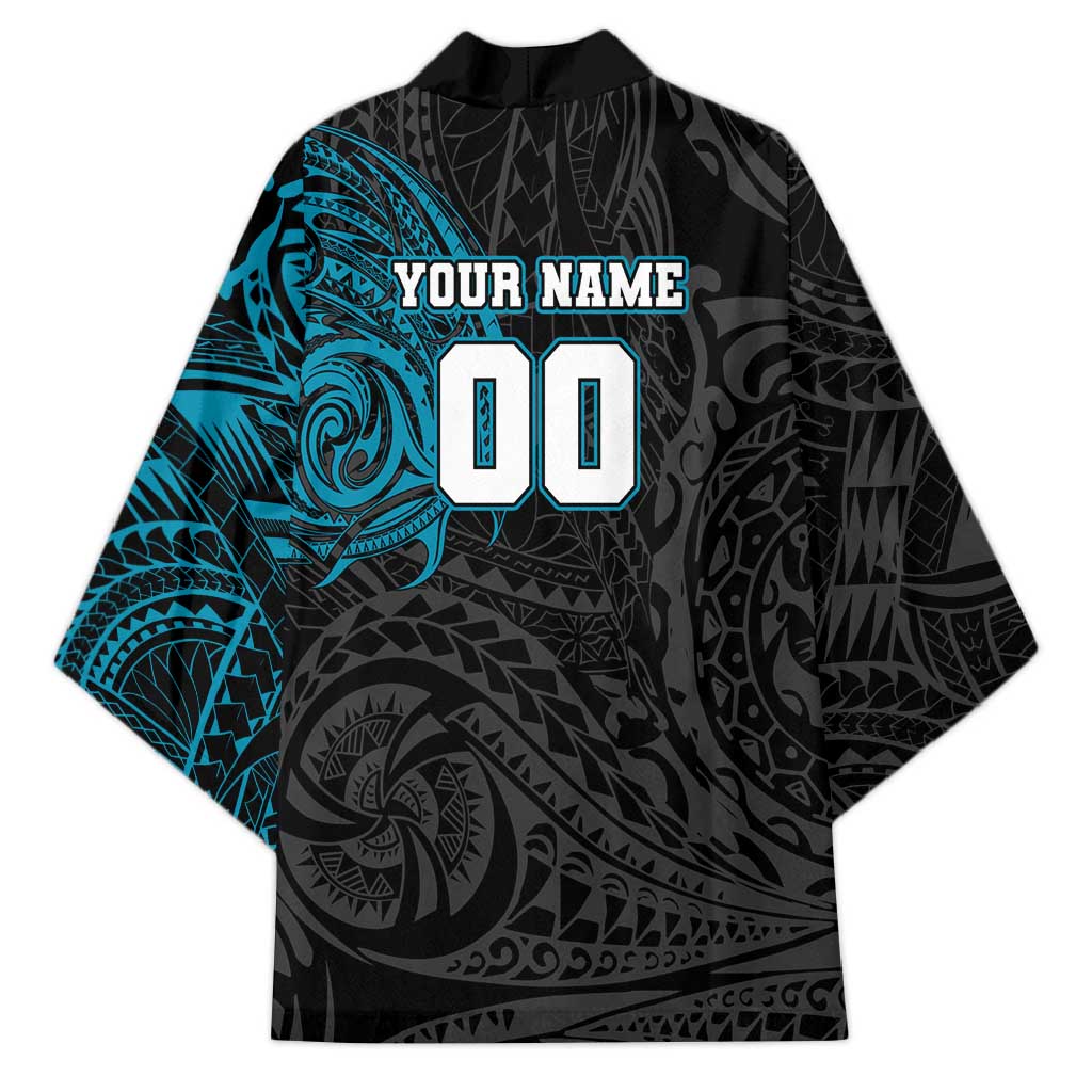 Personalized Port Adelaide Power Polynesian Kimono Tribal Chest and Sleeve Tattoo Heritage Warrior