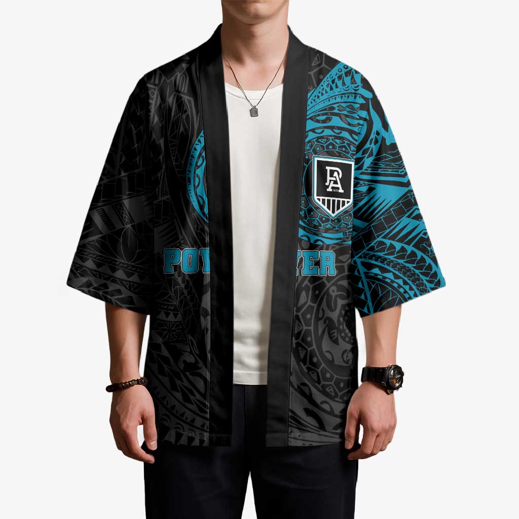 Personalized Port Adelaide Power Polynesian Kimono Tribal Chest and Sleeve Tattoo Heritage Warrior