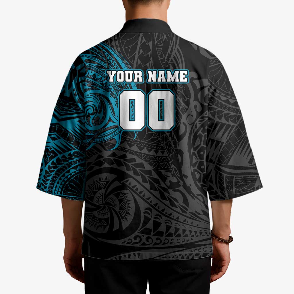 Personalized Port Adelaide Power Polynesian Kimono Tribal Chest and Sleeve Tattoo Heritage Warrior