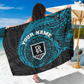 Personalized Port Adelaide Power Polynesian Sarong Tribal Chest and Sleeve Tattoo Heritage Warrior