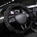 Port Adelaide Power Polynesian Steering Wheel Cover Tribal Chest and Sleeve Tattoo Heritage Warrior
