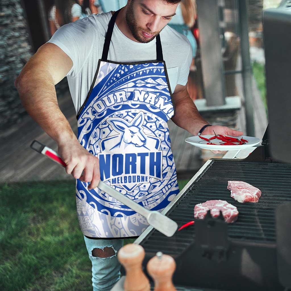 Personalized North Melbourne Kangaroos Polynesian Apron Tribal Chest and Sleeve Tattoo Heritage Warrior