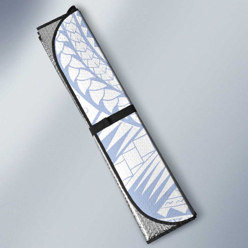 Personalized North Melbourne Kangaroos Polynesian Auto Sun Shade Tribal Chest and Sleeve Tattoo Heritage Warrior
