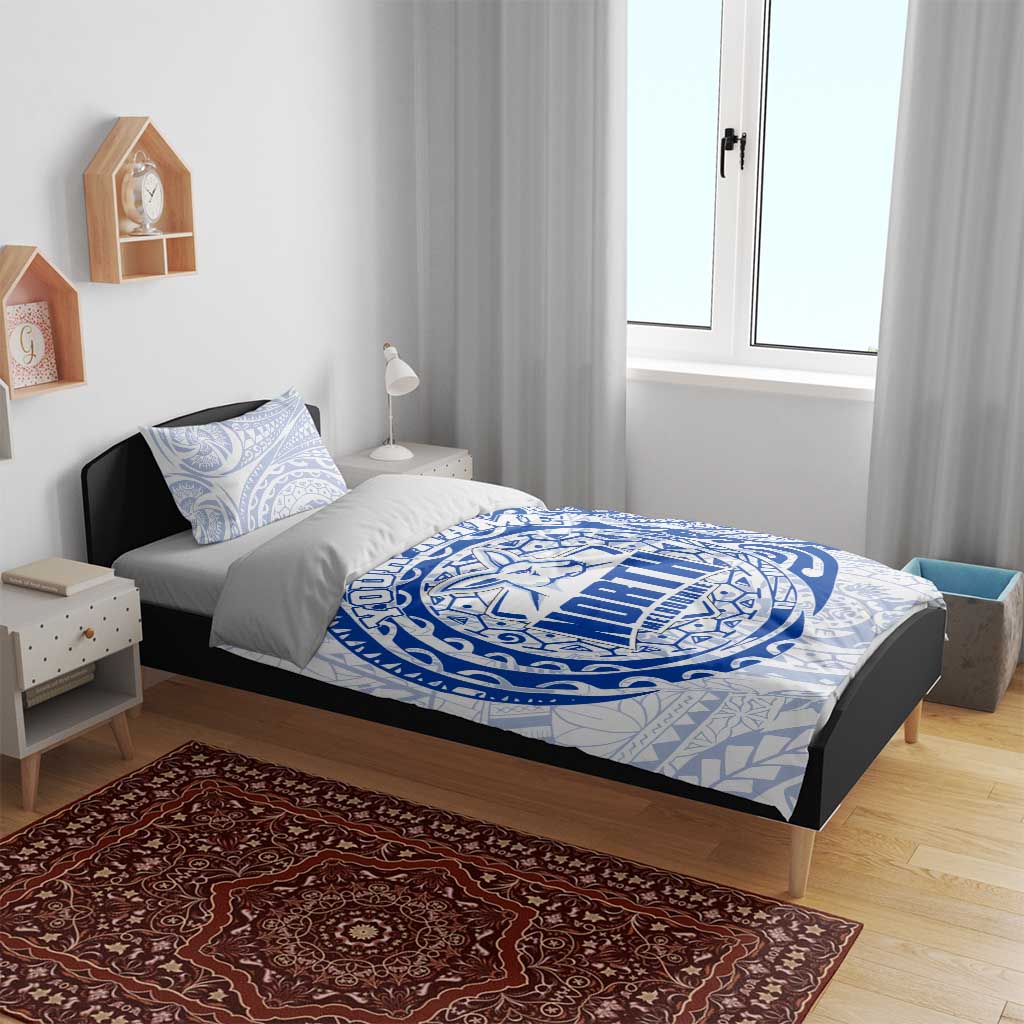 Personalized North Melbourne Kangaroos Polynesian Bedding Set Tribal Chest and Sleeve Tattoo Heritage Warrior