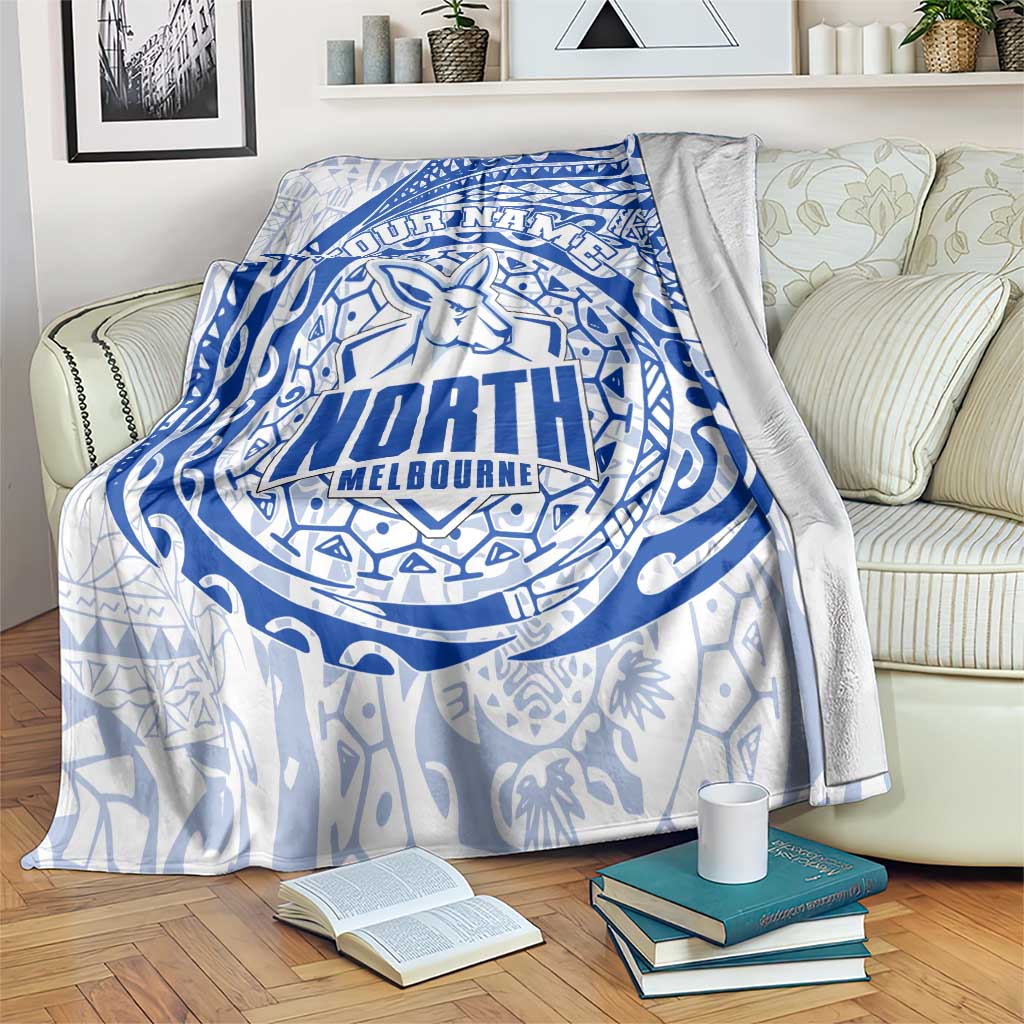 Personalized North Melbourne Kangaroos Polynesian Blanket Tribal Chest and Sleeve Tattoo Heritage Warrior