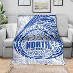 Personalized North Melbourne Kangaroos Polynesian Blanket Tribal Chest and Sleeve Tattoo Heritage Warrior
