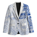 Personalized North Melbourne Kangaroos Polynesian Blazer Tribal Chest and Sleeve Tattoo Heritage Warrior