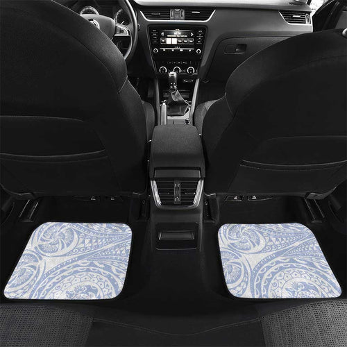 Personalized North Melbourne Kangaroos Polynesian Car Mats Tribal Chest and Sleeve Tattoo Heritage Warrior