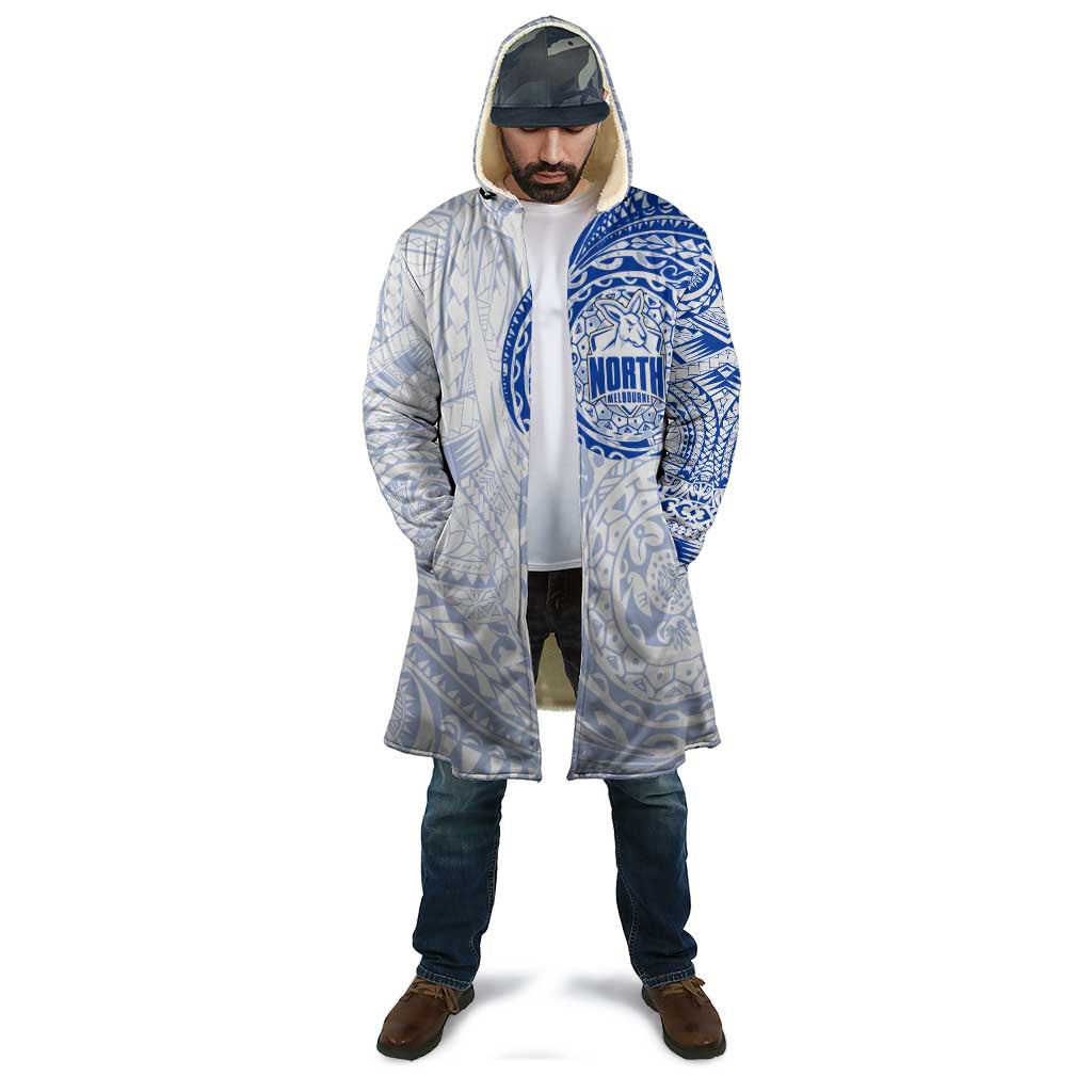 Personalized North Melbourne Kangaroos Polynesian Cloak Tribal Chest and Sleeve Tattoo Heritage Warrior