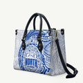 Personalized North Melbourne Kangaroos Polynesian Leather Bag Tribal Chest and Sleeve Tattoo Heritage Warrior