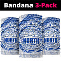 Personalized North Melbourne Kangaroos Polynesian Neck Gaiter Tribal Chest and Sleeve Tattoo Heritage Warrior