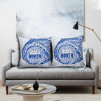 Personalized North Melbourne Kangaroos Polynesian Pillow Cover Tribal Chest and Sleeve Tattoo Heritage Warrior