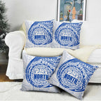 Personalized North Melbourne Kangaroos Polynesian Pillow Cover Tribal Chest and Sleeve Tattoo Heritage Warrior