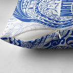 Personalized North Melbourne Kangaroos Polynesian Pillow Cover Tribal Chest and Sleeve Tattoo Heritage Warrior