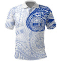 Personalized North Melbourne Kangaroos Polynesian Polo Shirt Tribal Chest and Sleeve Tattoo Heritage Warrior