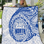 Personalized North Melbourne Kangaroos Polynesian Quilt Tribal Chest and Sleeve Tattoo Heritage Warrior