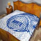 Personalized North Melbourne Kangaroos Polynesian Quilt Tribal Chest and Sleeve Tattoo Heritage Warrior