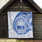 Personalized North Melbourne Kangaroos Polynesian Quilt Tribal Chest and Sleeve Tattoo Heritage Warrior