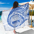 Personalized North Melbourne Kangaroos Polynesian Sarong Tribal Chest and Sleeve Tattoo Heritage Warrior