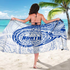 Personalized North Melbourne Kangaroos Polynesian Sarong Tribal Chest and Sleeve Tattoo Heritage Warrior