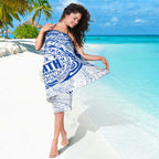 Personalized North Melbourne Kangaroos Polynesian Sarong Tribal Chest and Sleeve Tattoo Heritage Warrior