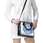 Personalized North Melbourne Kangaroos Polynesian Shoulder Handbag Tribal Chest and Sleeve Tattoo Heritage Warrior