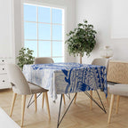 Personalized North Melbourne Kangaroos Polynesian Tablecloth Tribal Chest and Sleeve Tattoo Heritage Warrior