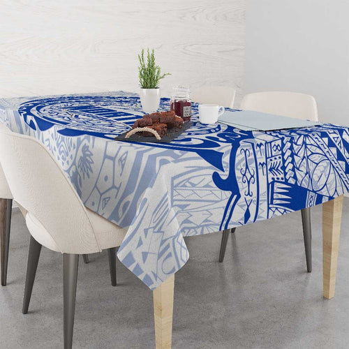 Personalized North Melbourne Kangaroos Polynesian Tablecloth Tribal Chest and Sleeve Tattoo Heritage Warrior