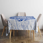 Personalized North Melbourne Kangaroos Polynesian Tablecloth Tribal Chest and Sleeve Tattoo Heritage Warrior