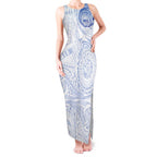 Personalized North Melbourne Kangaroos Polynesian Tank Maxi Dress Tribal Chest and Sleeve Tattoo Heritage Warrior