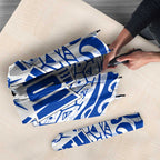 Personalized North Melbourne Kangaroos Polynesian Umbrella Tribal Chest and Sleeve Tattoo Heritage Warrior