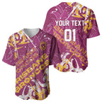 Personalized Brisbane Broncos Rugby Baseball Jersey Urban Street Graffiti Style - Distressed Splatter Elements