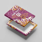 Personalized Brisbane Broncos Rugby Canvas Wall Art Urban Street Graffiti Style - Distressed Splatter Elements