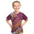 Personalized Brisbane Broncos Rugby Kid T Shirt Urban Street Graffiti Style - Distressed Splatter Elements