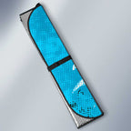 Personalized Cronulla-Sutherland Sharks Rugby Auto Sun Shade Urban Street Graffiti Style - Distressed Splatter Elements