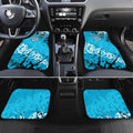 Personalized Cronulla-Sutherland Sharks Rugby Car Mats Urban Street Graffiti Style - Distressed Splatter Elements