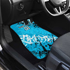 Personalized Cronulla-Sutherland Sharks Rugby Car Mats Urban Street Graffiti Style - Distressed Splatter Elements