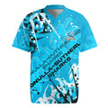 Personalized Cronulla-Sutherland Sharks Rugby Rugby Jersey Urban Street Graffiti Style - Distressed Splatter Elements