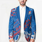 Personalized Newcastle Knights Rugby Blazer Urban Street Graffiti Style - Distressed Splatter Elements