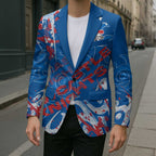 Personalized Newcastle Knights Rugby Blazer Urban Street Graffiti Style - Distressed Splatter Elements