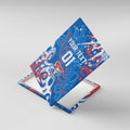 Personalized Newcastle Knights Rugby Canvas Wall Art Urban Street Graffiti Style - Distressed Splatter Elements