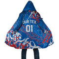 Personalized Newcastle Knights Rugby Cloak Urban Street Graffiti Style - Distressed Splatter Elements